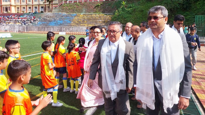 Hills youth can do well in football: AIFF president