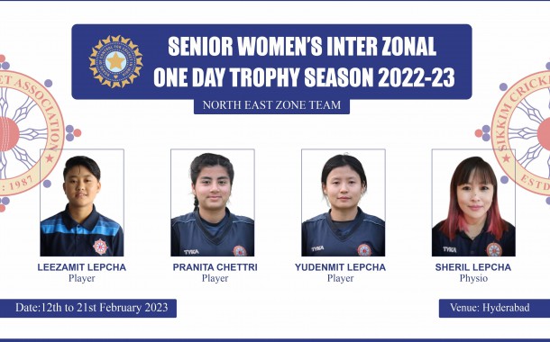 Three Sikkim cricketers in North East squad for inter-zonal women’s One-Day tourney