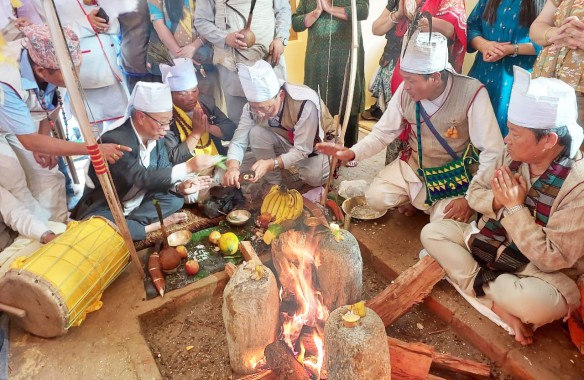 Consecration ceremony of Paruhang Sapten Mangkhim