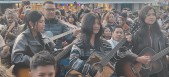 Hundreds of guitarists unite at Chowrasta to salute ‘Mantra’ ahead of Darjeeling Melo-Tea Fest