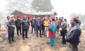 Preparatory meeting for foundation stone laying ceremony of Ugyan Whoshel Pema Choling Monastery 