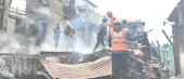 Massive fire guts Forest quarters in Darjeeling