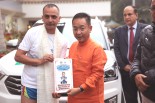 Shanti Ram on a nationwide run to mark Sikkim’s 50th Statehood