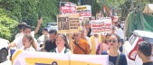 CAP Sikkim holds rally demanding Prof Lama’s resignation