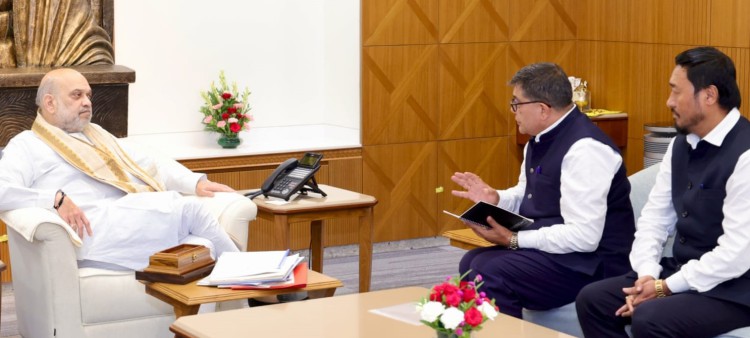 BJP State president calls on Amit Shah, raises major issues concerning Sikkim