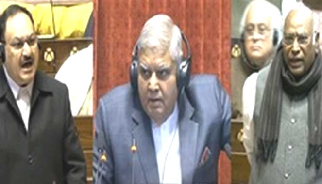 War of words between Kharge and Dhankhar in RS over no-trust motion 