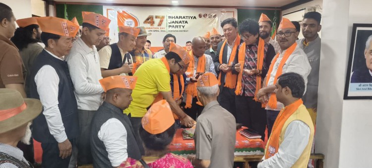 BJP Sikkim celebrates 47th Foundation Day 