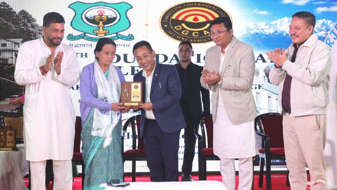 Sikkim CM revisits alma mater on Darjeeling Government College Foundation Day