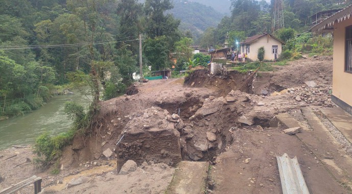 Relief and safety measures undertaken for landslide victims of Singlitam-Rimbi