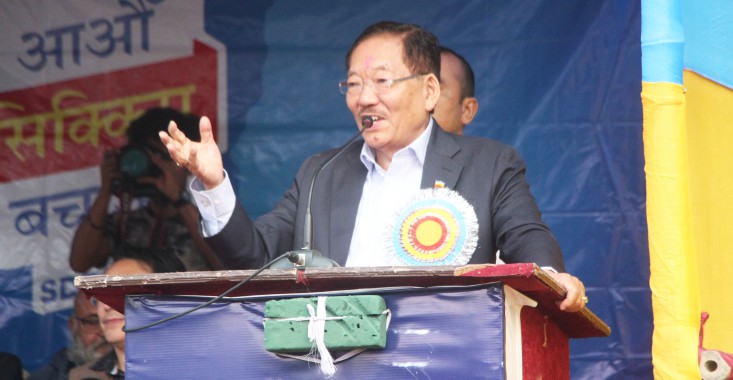 Chamling pledges to pour development into rural Sikkim