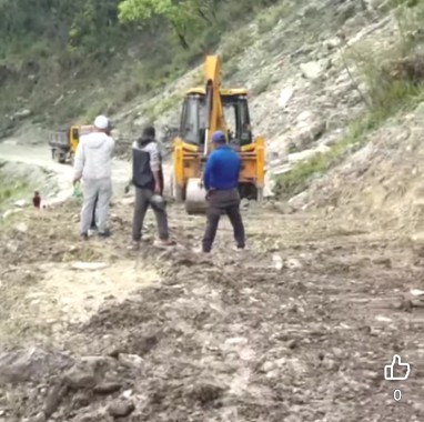 Road reconstruction work starts after MLA intervention