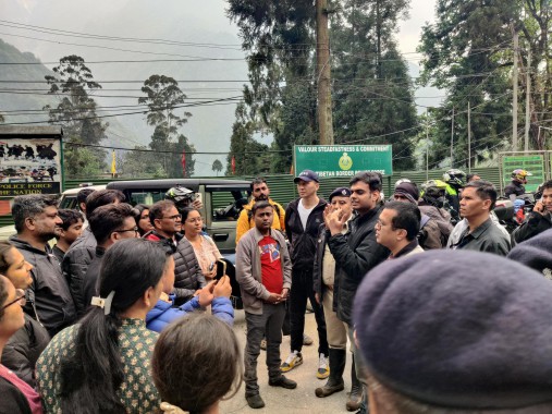 Tourists evacuated after road blockages cleared in North Sikkim