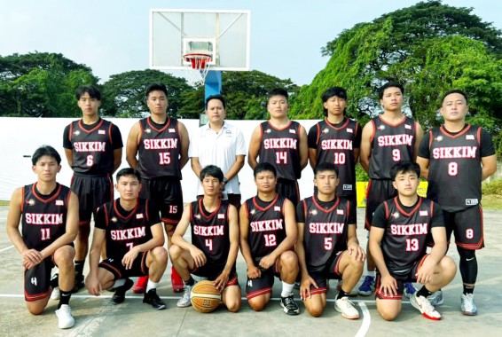 Sikkim teams gives commendable performance at first-ever participation in National Basketball Championship  