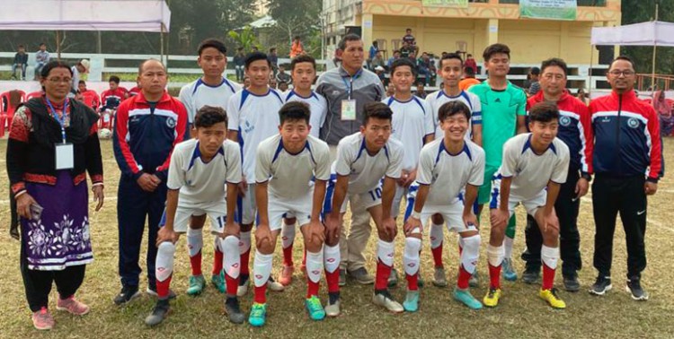 Sikkim football team in National School Games semifinal