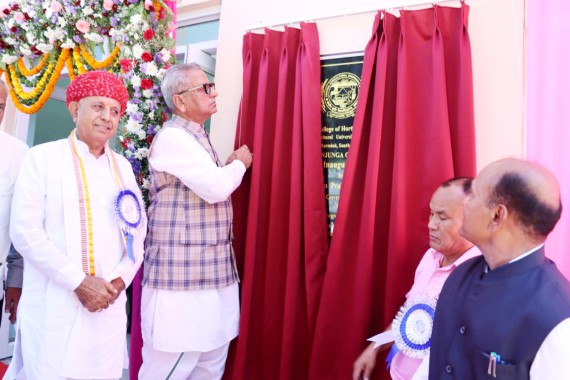 Governor, Union Agriculture minister inaugurate new infrastructures at Bermiok College of Horticulture