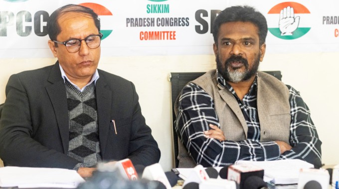 Congress accuses BJP of spreading Sikkim-Darjeeling merger issue through proxy