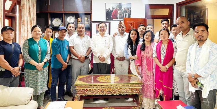 Chamling discuss outreach & future strategy with SDF publicity team