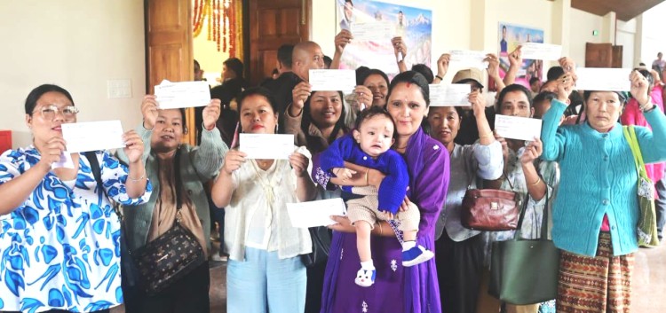 Aama Sashaktikaran Yojana cheques distributed to mothers across Soreng