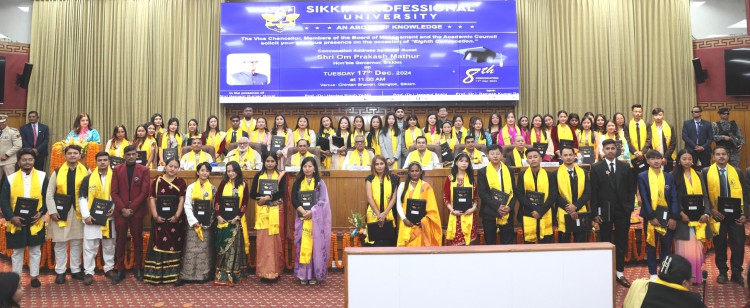 Sikkim Professional University hosts 8th convocation ceremony