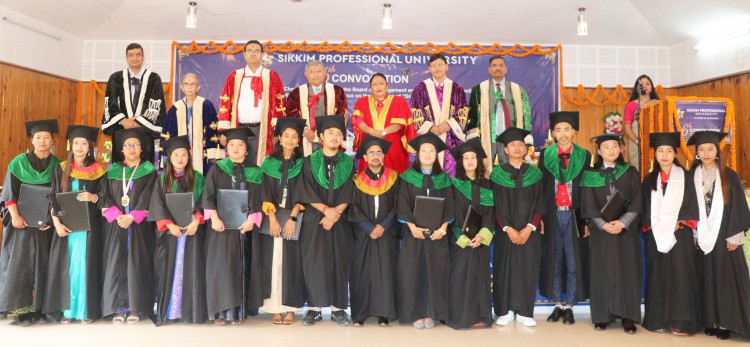 6th Convocation of Sikkim Professional University held, 123 students receive degrees