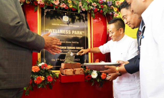 CM lays foundation stone for Wellness Park in old STNM Hospital complex