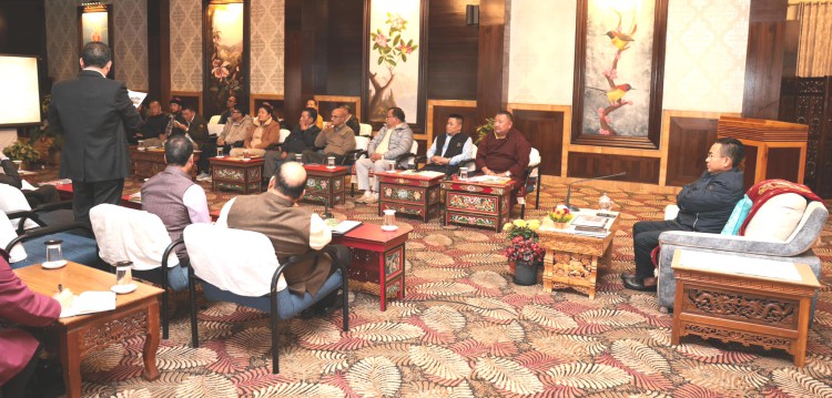 CM chairs preparatory meeting for Kamsel ceremony at Tholung Monastery