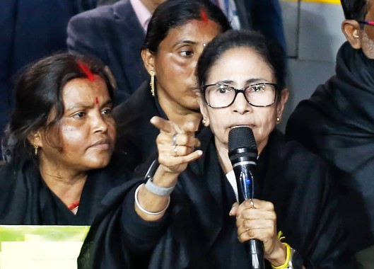 Mamata tries to paint a narrative in Delhi trip, BJP terms it as 'drama'