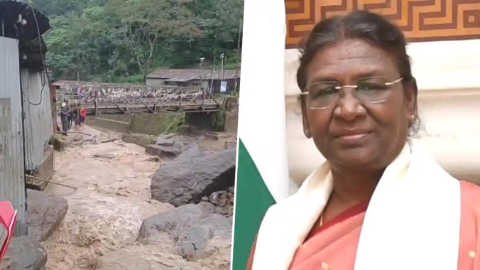 President Murmu condoles loss of lives in Darjeeling due to heavy rainfall, landslides