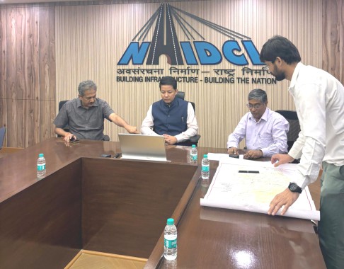 MP Indra Hang chairs review meeting with NHIDCL officials on NH-10 & National Highway projects in Sikkim