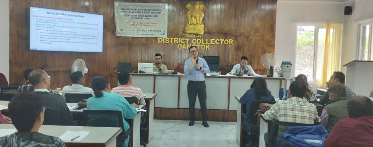 Second round of training for Gangtok district counting officials