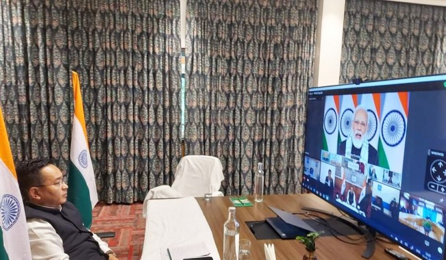 CM Attends NITI Aayog Video Conference On Aspirational Districts ...