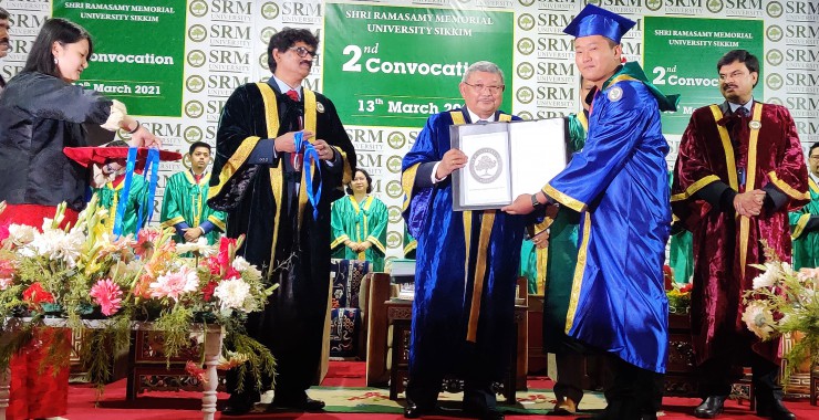 Srm Convocation SRM University second convocation held, medals to 162 students ...