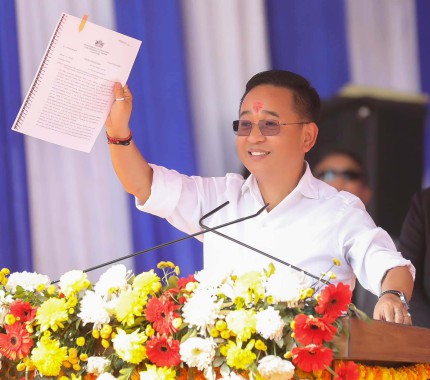 “CM Golay wins government employees’ ‘Bharosa’ with the historic
