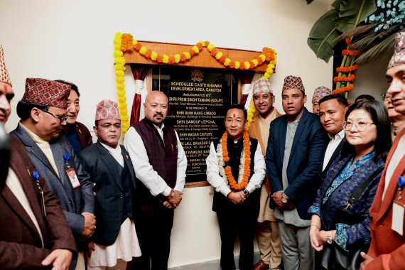 CM inaugurates Scheduled Caste Bhawanin Gangtok