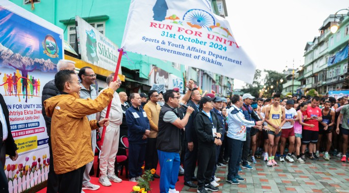 Run for Unity held in Gangtok to mark Rashtriya Ekta Diwas