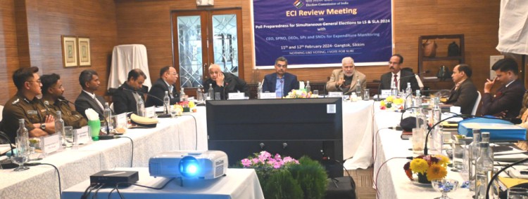 ECI delegation visits Sikkim to review election preparedness for General Elections