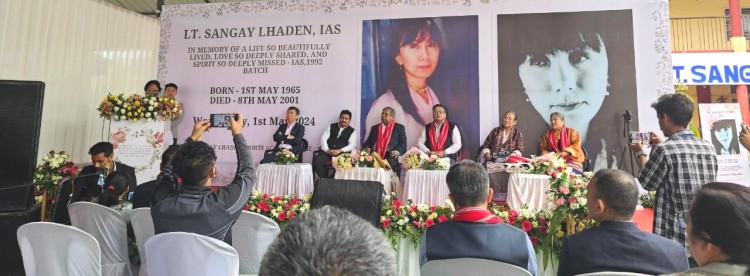 Late IAS officer Sangay Lhaden honoured with bust unveiling in Arunachal Pradesh