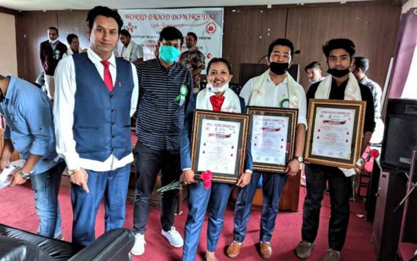 Blood heroes felicitated on World Blood Donor Day