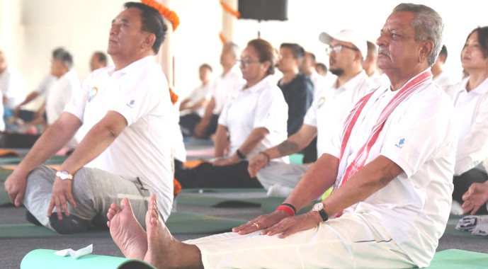 12th International Day of Yoga 2026 observed at Gangtok
