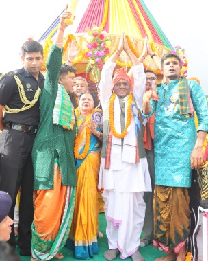 Governor, First Lady attend Rath Yatra in Gangtok