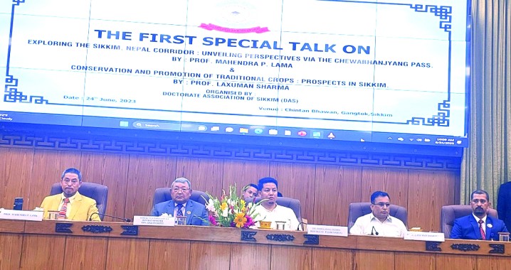 Special talk held on Sikkim-Nepal corridor & prospects of traditional crops