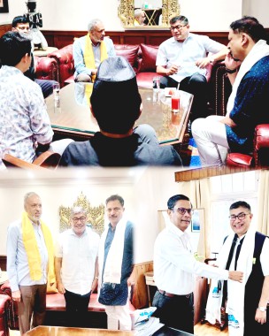 Thapa takes up Gangtok Ring Road proposal with NHIDCL