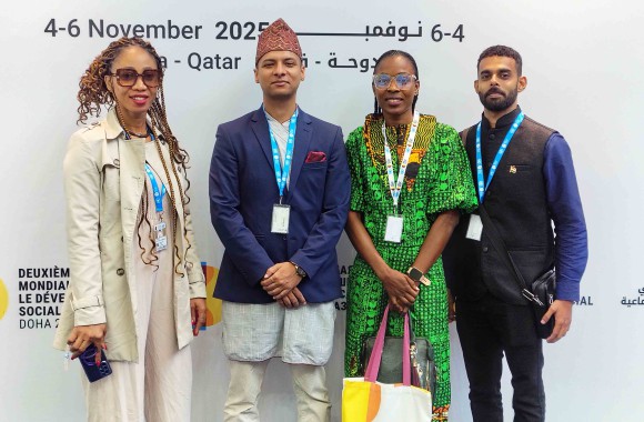 Pralakshya Sharma represents Atlas Movement at the 2nd World Summit for Social Development