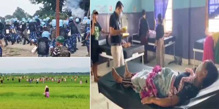 Manipur: ‘Protest March’ held defying curfew, 30 injured as police fire teargas shells