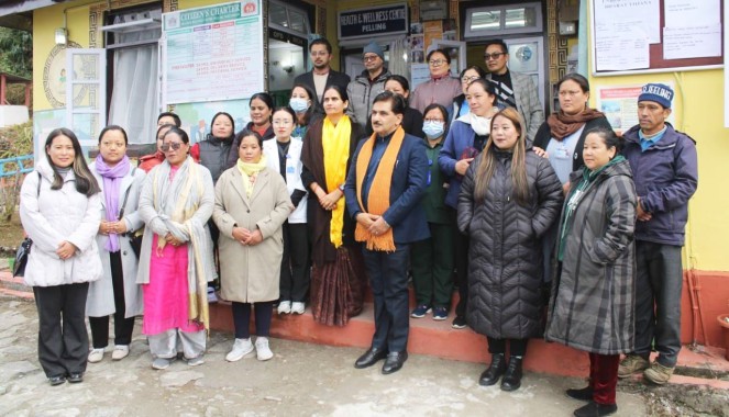 MoS Health visits Gyalshing district