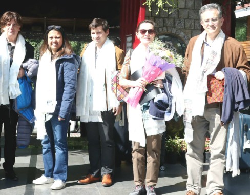 French Ambassador Thierry Mathou arrives in Gangtok