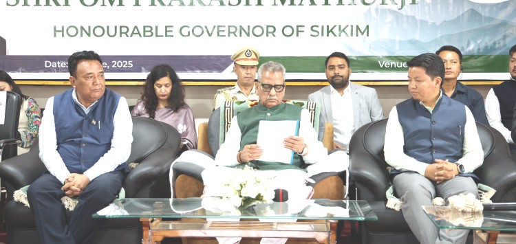 Governor takes stock of developmental projects in Soreng District