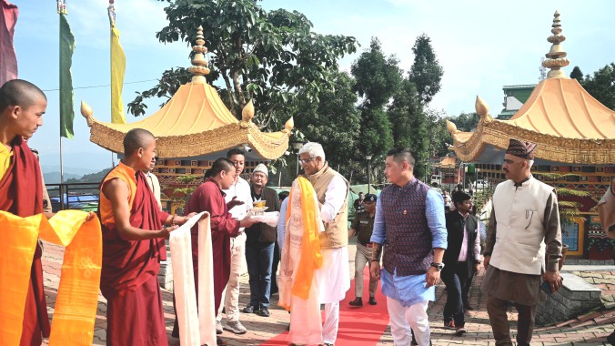 Union Tourism minister visits Soreng district