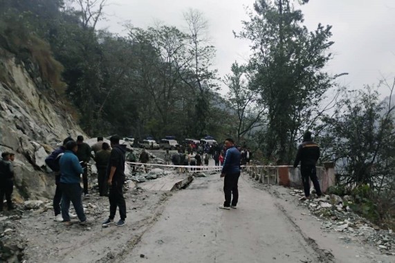 Dzongu cut-off as bridge damage closes Phedang route 