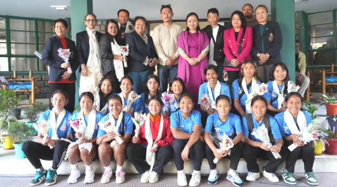 CM congratulates Sikkim women’s football team for historic selection in 38th National Games